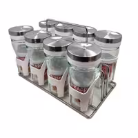 سرویس جا ادویه 8 پارچه کاپریس مدل پارادایس ساده