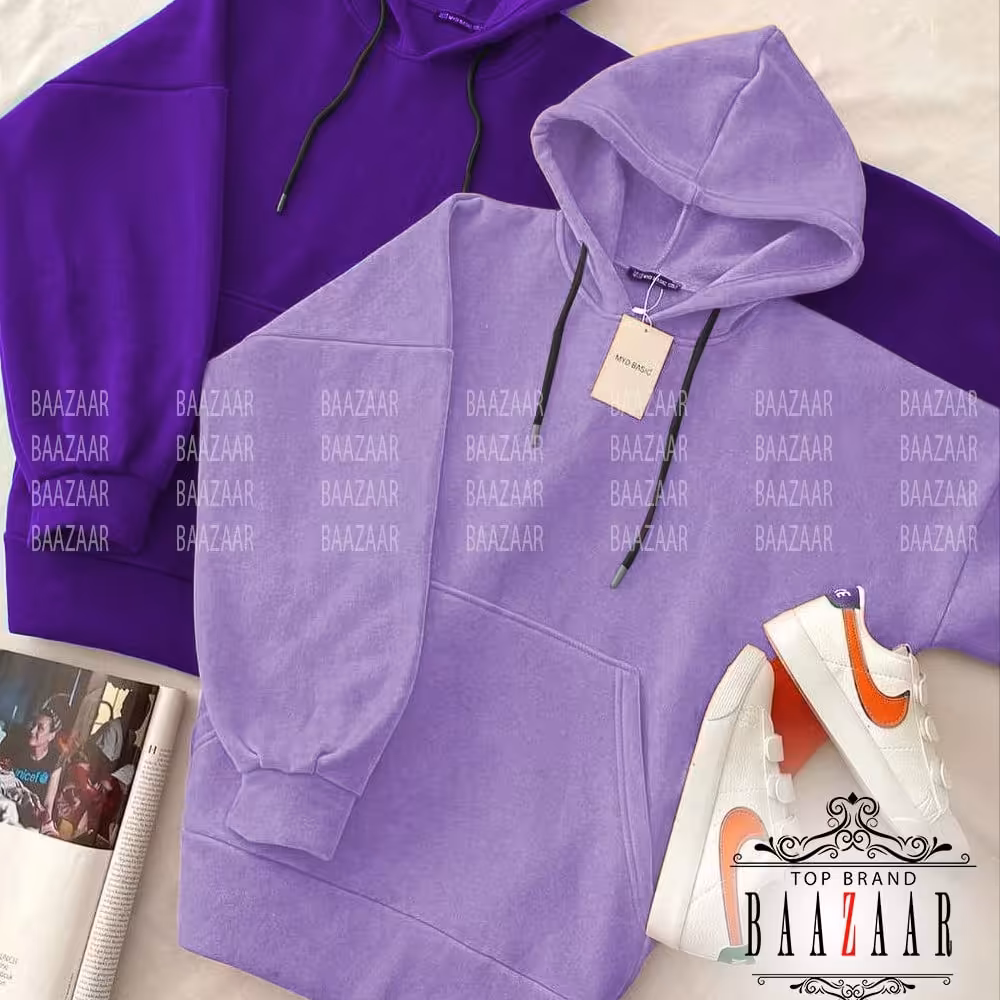 هودی تک رنگ اسپرت