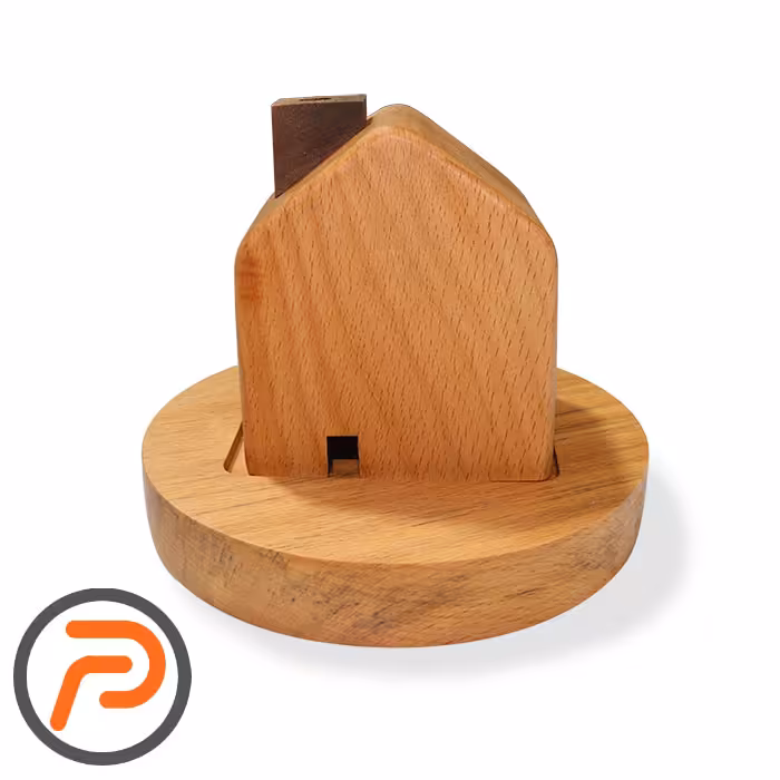 جا عودی کلبه چوبی راش