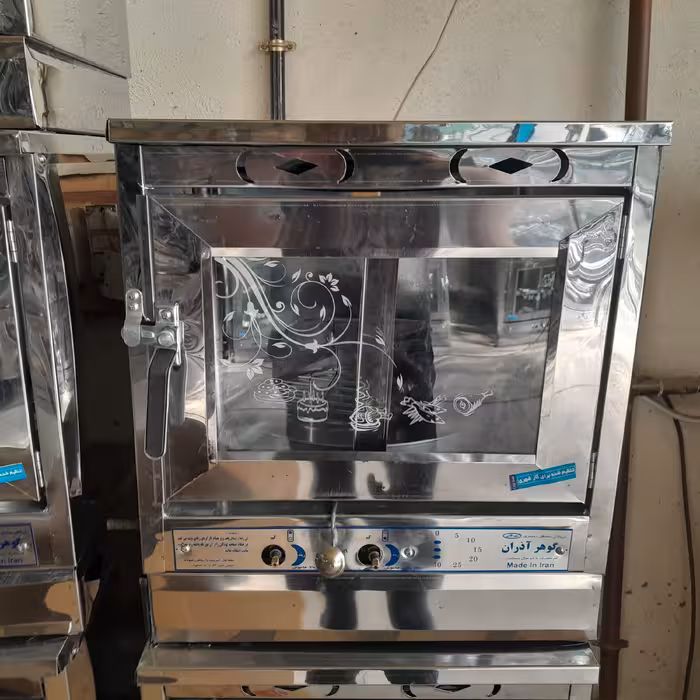 تنورگازی یا تنور خانگی نیمه استیل مدل sg600  (تولید و پخش کننده از درب کارخانه)     ((پس کرایه ))