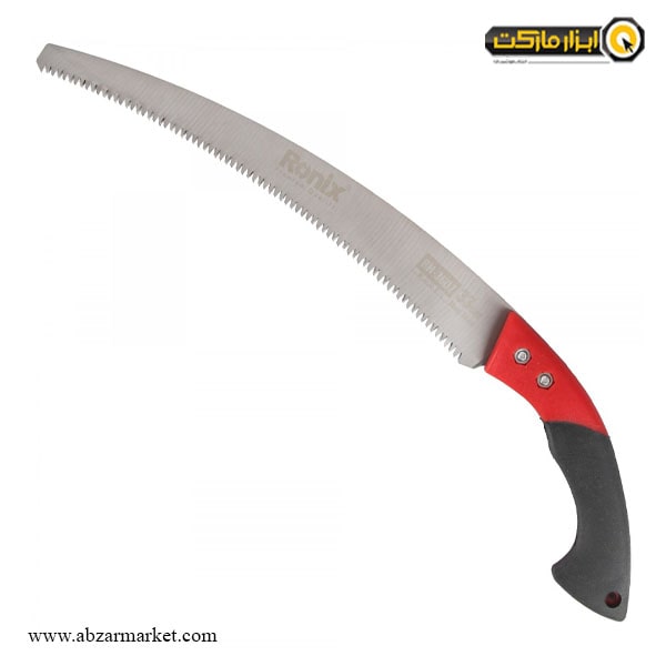 اره باغبانی خم رونیکس غلاف دار 33 سانتی متر مدل RH-3607