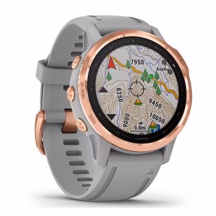 ساعت و جی پی اس ورزشی گارمین مدل Fenix 6S Pro Sapphire Edition Rose Gold