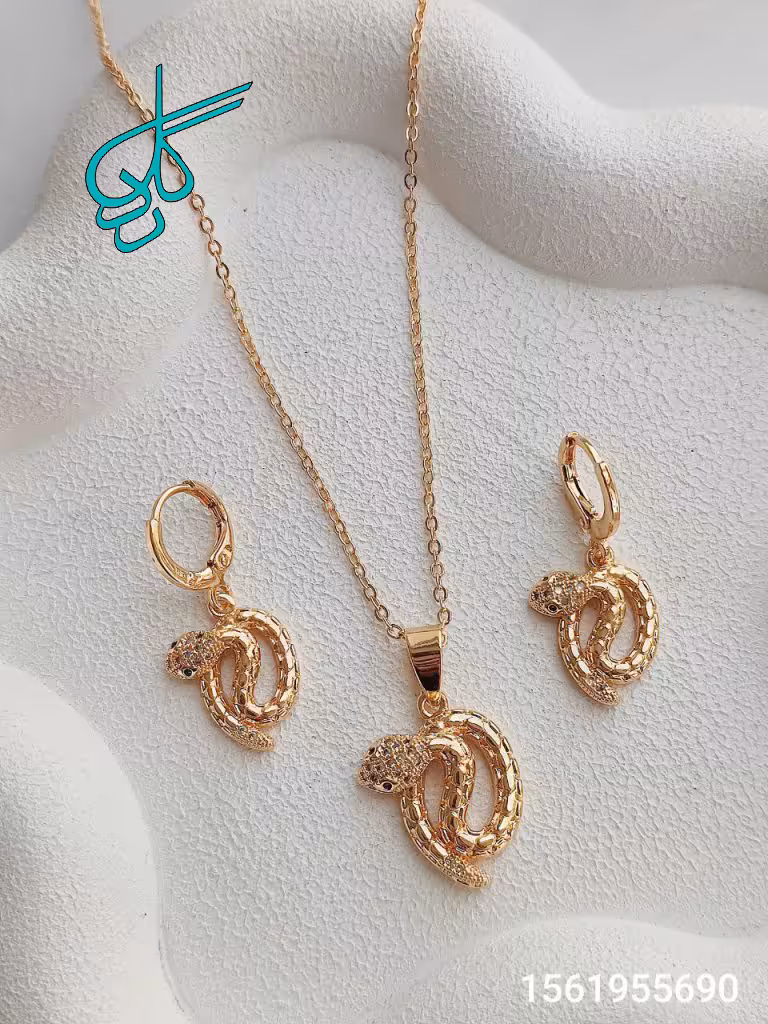 خرید نیمست زنانه مارک ZJ رنگ ثابت ضد حساسیت طرح ماری رنگ طلایی کیفیت عالی کد 1715513 - ردگل