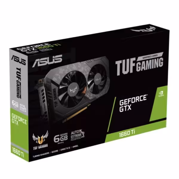 کارت گرافیک ایسوس مدل TUF Gaming GeForce GTX 1660 Ti EVO 6GB GDDR6
