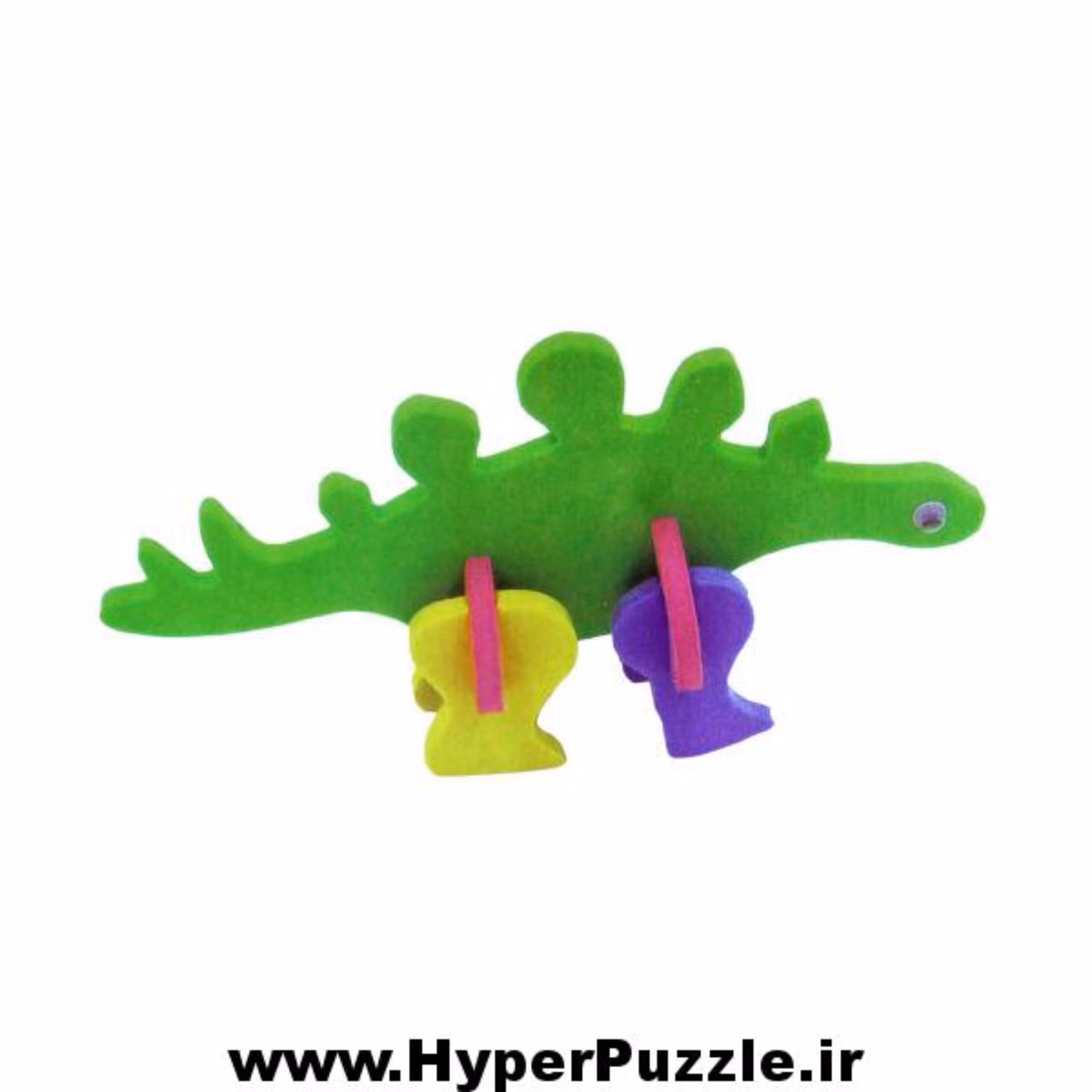 پازل فومی سه بعدی طرح دایناسور استگوسور 