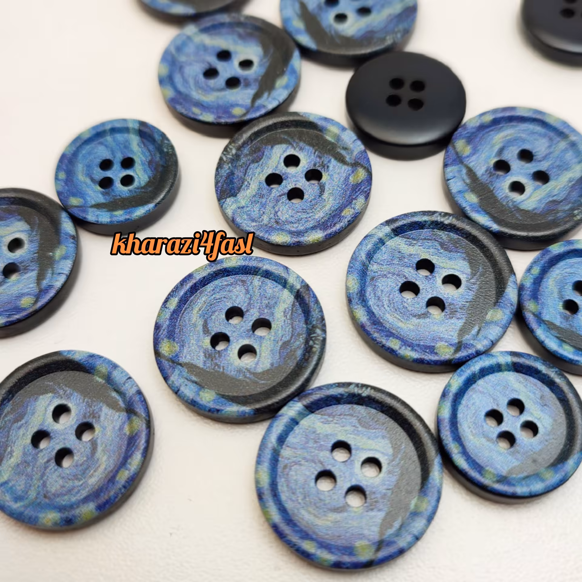 دکمه ابر و بادی کد 573 سایز 17 میلی متر