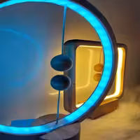 آباژور مغناطیسی دایره و مربع- آباژور مغناطیسی چند رنگ