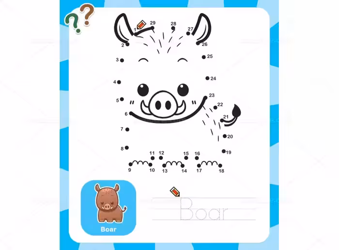 وکتور نقاشی نقطه ای گراز | گرافیک با طعم تربچه