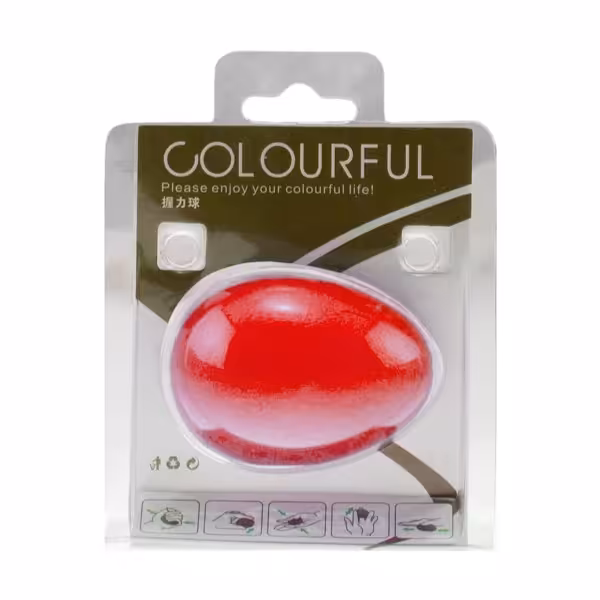 توپ تقویت مچ تخم مرغی COLOURFUL رنگ قرمز