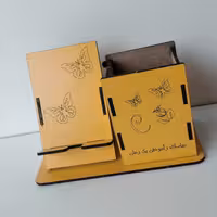 پازل چوبی جا قلمی و جا موبایلی