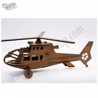 پازل چوبی سه بعدی  طرح هلی کوپتر 