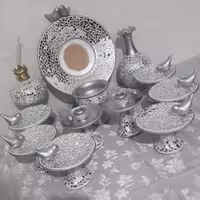 ست کامل هفت سین نقره ای 