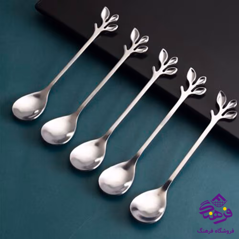 قاشق چای برگ استیل 20