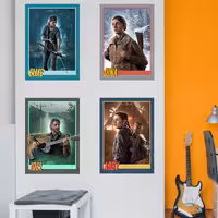 تابلو شاسی گیمینگ  last of us 2  سایز 10 در  15 سانتی متر  مجموعه 4 عددی