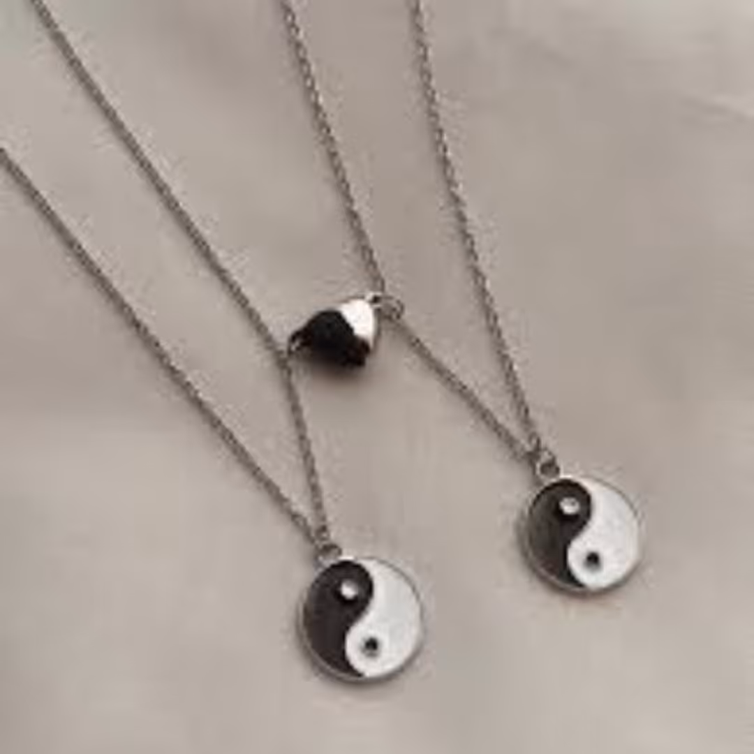 گردنبند استیل ست یینگ و یانگ