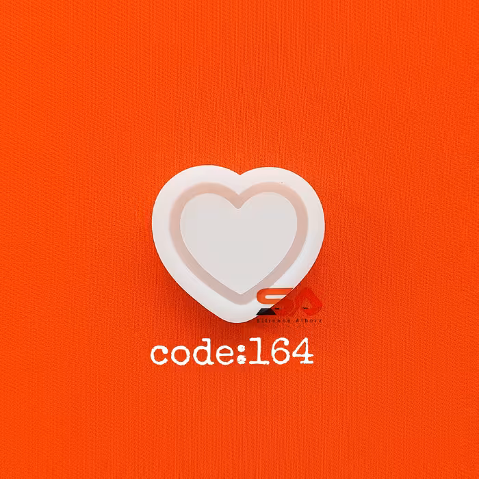 قالب سیلیکونی قلب آکواریومی 5سانتی مناسب جاسویچی