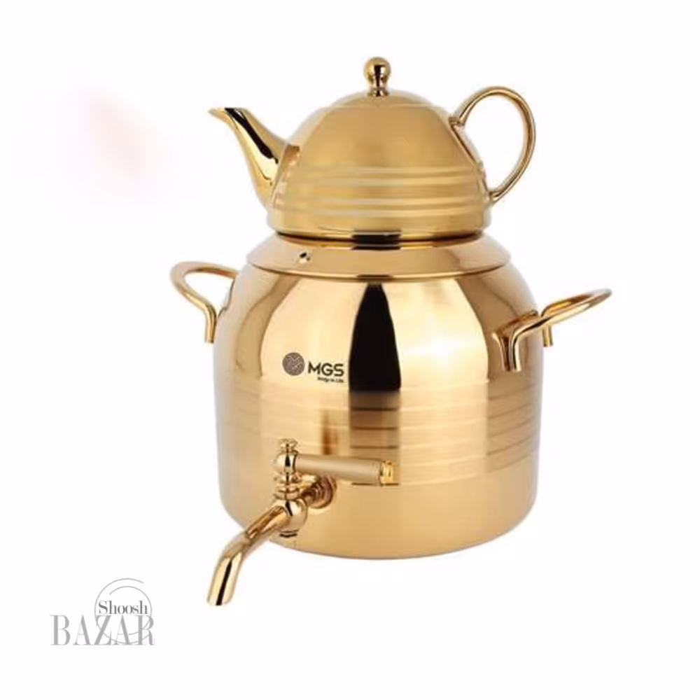 ست کتری و قوری طلایی ام جی اس مدل K 3104 G