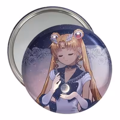 آینه جیبی خندالو مدل اوساگی تسوکینو انیمه سیلور مون Sailor Moon کد 17458