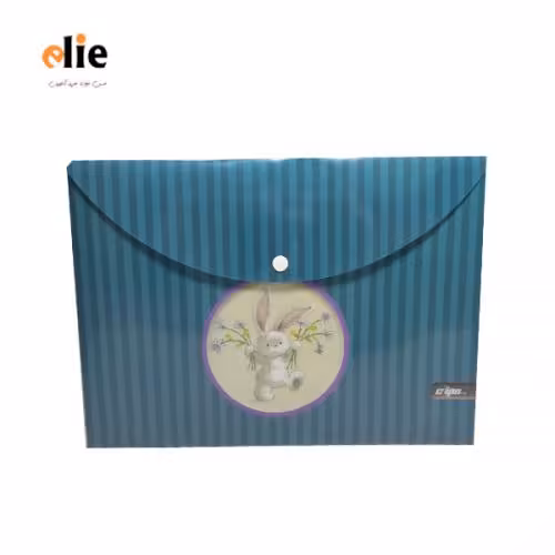 پوشه دکمه دار طرح دار کلیپس