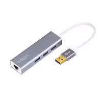 هاب USB 3.0 اونتن مدل U5220 با پورت USB 3.0 و ONTEN LAN 1000