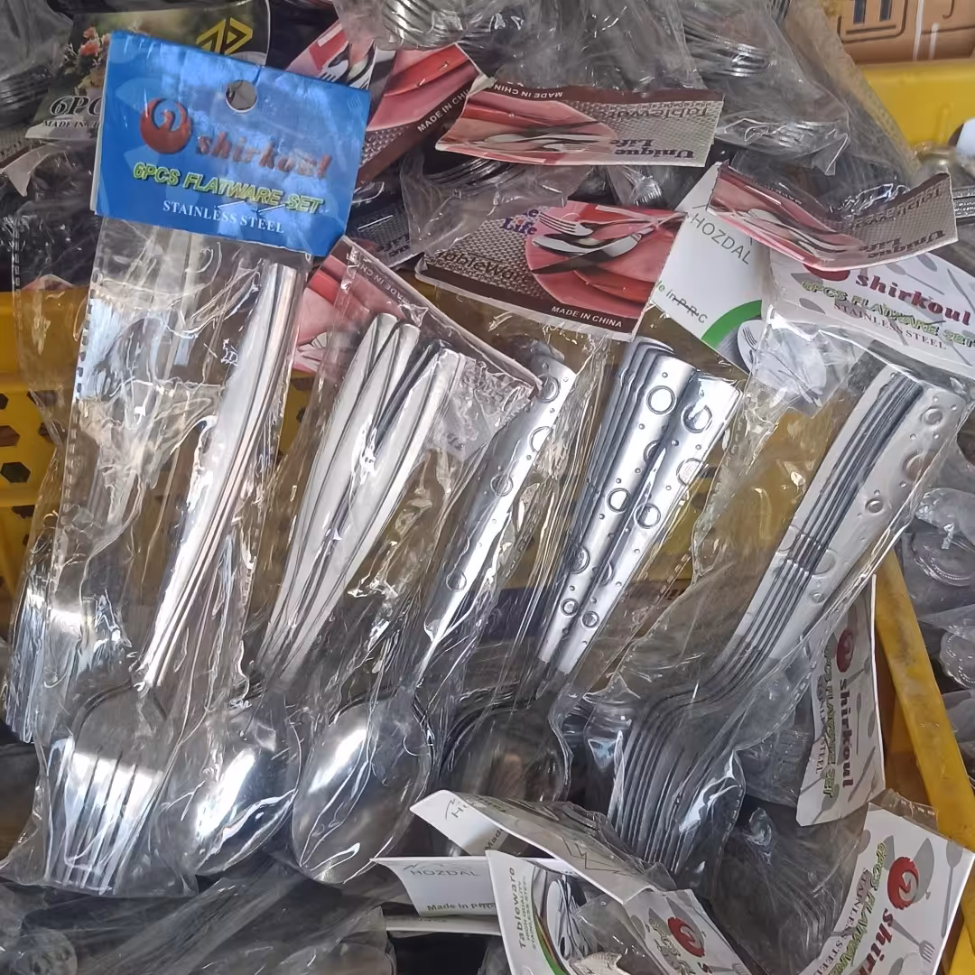 قاشق و چنگال ضخیم ضدزنگ کیفیت عالی قیمت عمده خرید کنید بسته 6تایی240گرم اعلا.ارسال بالای 500هزارتومان داریم
