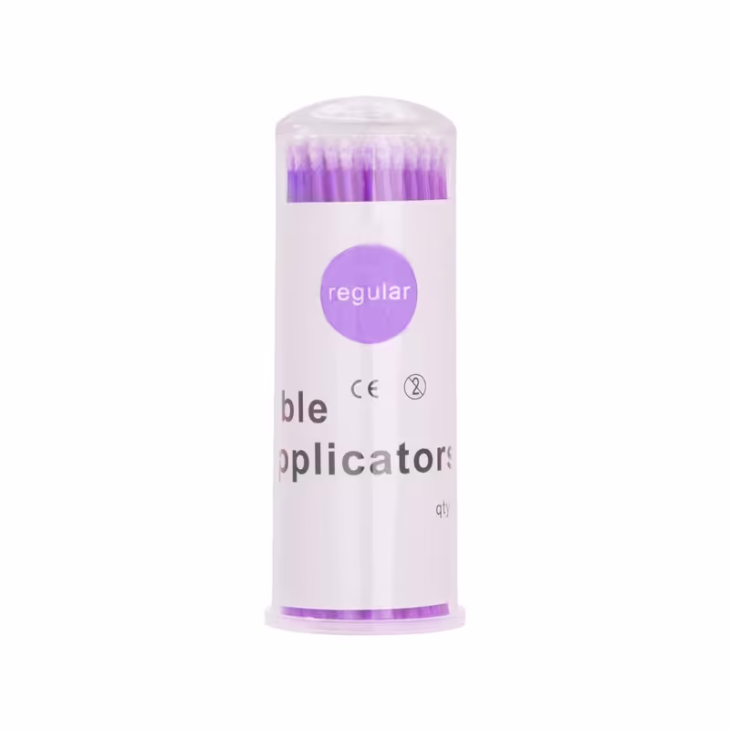 قلم میکروبراش ناخن و مژه مدل PRR-50 Fine بسته 100 عددی