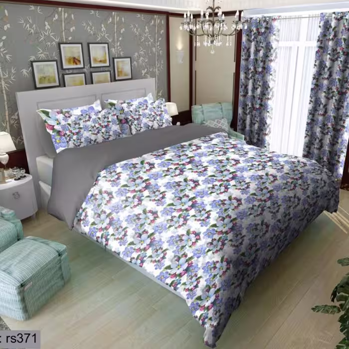 سرویس روتختی 2 نفره تنسل چاپی برندترک لند(Turk Land) rs 371