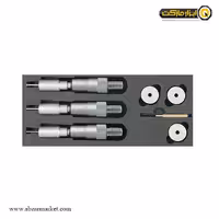 ست میکرومتر سه فک آسیمتو 12-6 میلی متر داخل سنج مدل 8-63-209