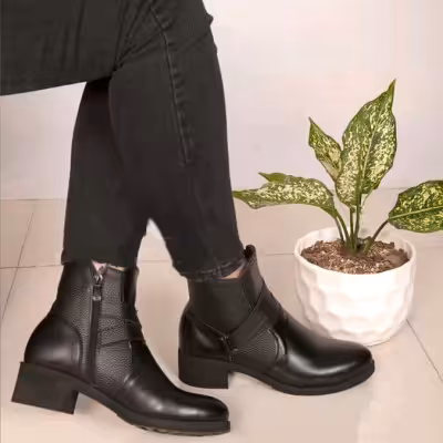 نیم بوت پاشنه دار