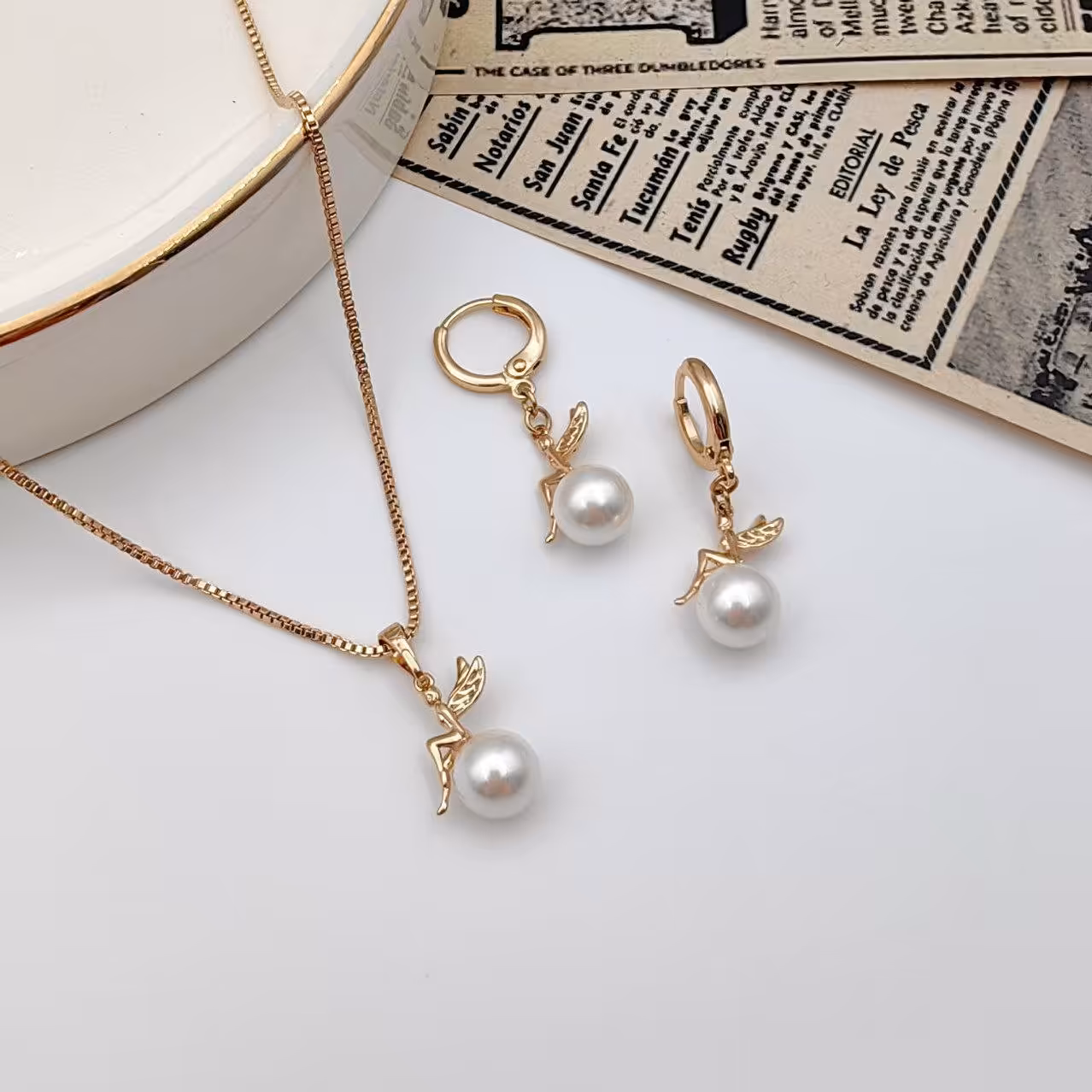 بدلیجات نیمست فرشته و مروارید مارک ژوپینگ 