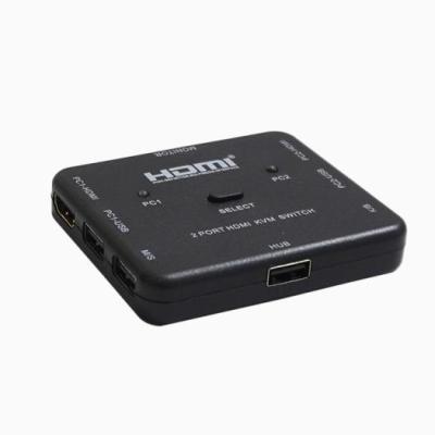 کی وی ام سوئیچ 2 پورت HDMI دستی وی نت با کابل V-SWKHM4K2