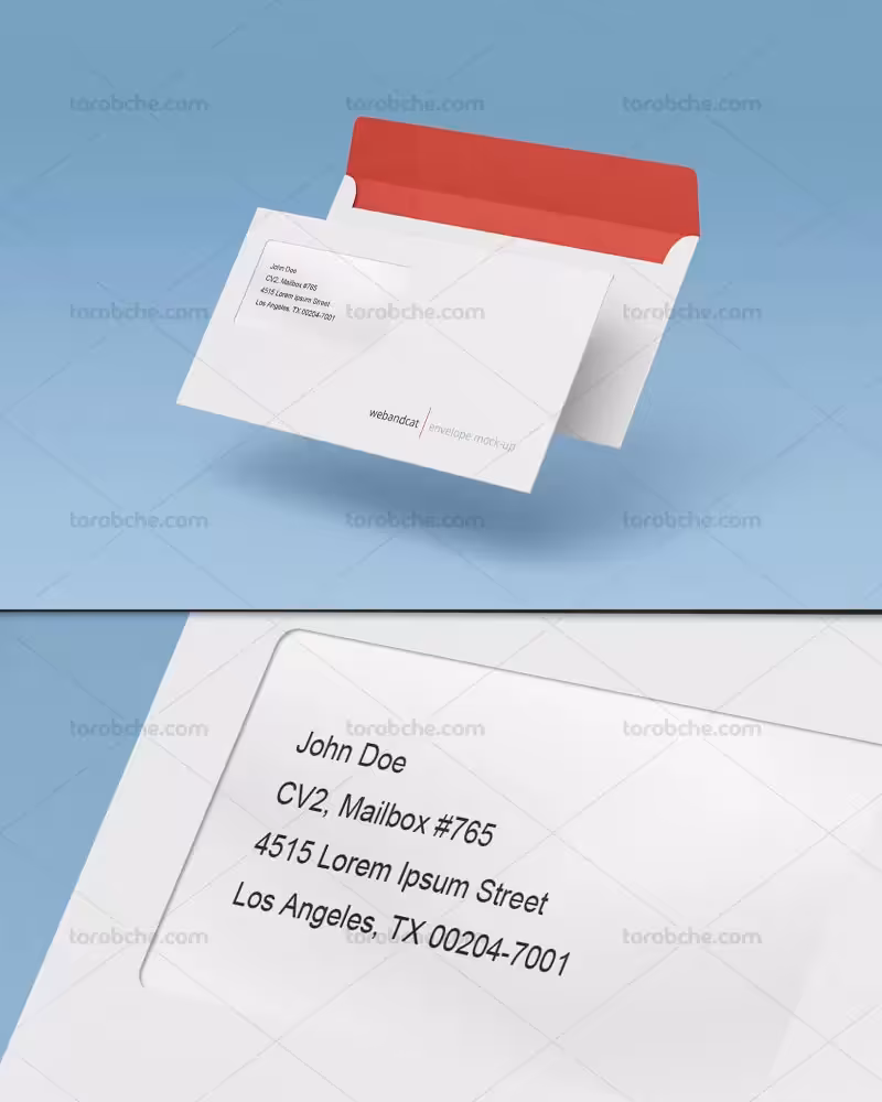 موکاپ پاکت نامه اداری | گرافیک با طعم تربچه