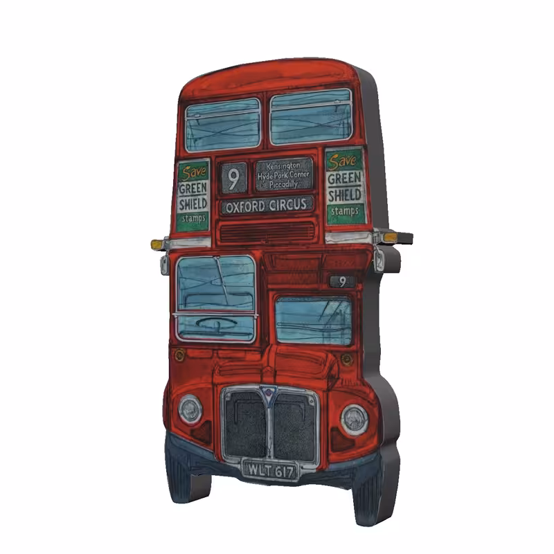 استیکر کنسول طرح اتوبوس کد 604