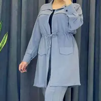 مانتو شلوار افرا جنس میکرو میله ای 