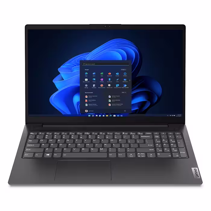 لپ تاپ لنوو 15 اینچی مدل V15 G2 ALC با پردازنده Ryzen3-5300U یا Ryzen5-5500U، رم 8GB، حافظه 1TB HDD و گرافیک 2GB Vega