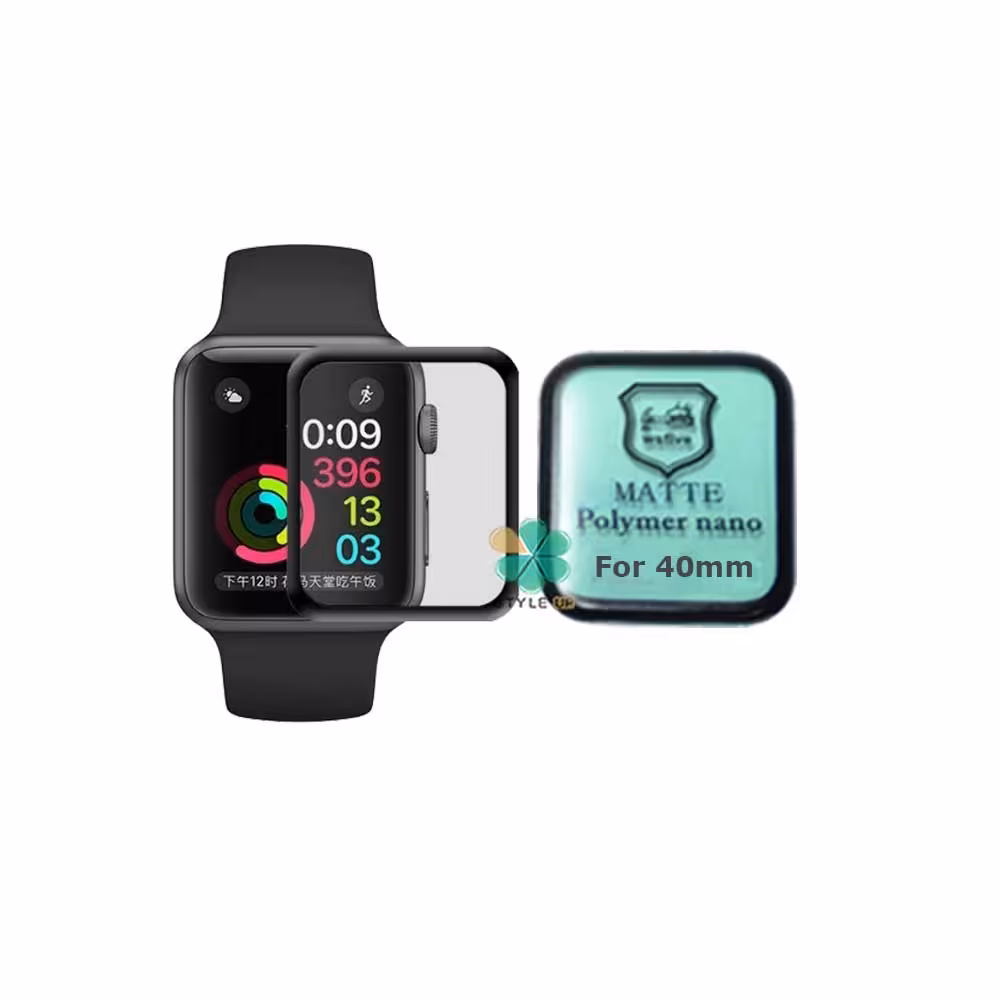 گلس مات ساعت اپل واچ Apple Watch 40mm مدل Polymer Nano