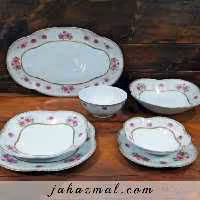 سرویس چینی پردیس طرح لیلیوم 30 پارچه کد 1006