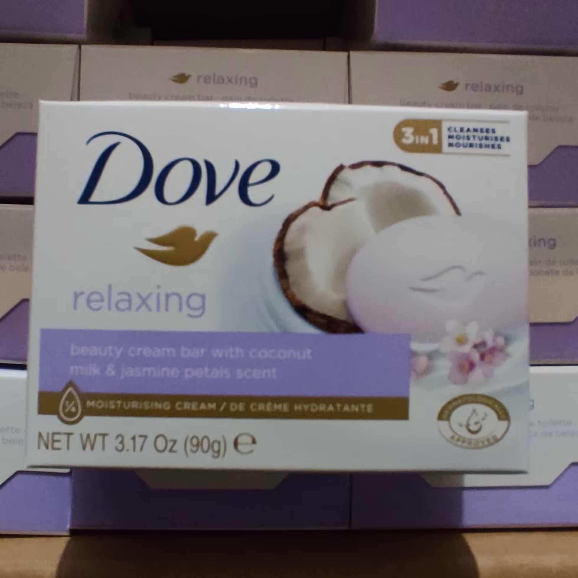 صابون داو خارجی اصلی اسانس شیر نارگیل و رایحه گلبرگ یاس 90 گرمی تاریخ جدید