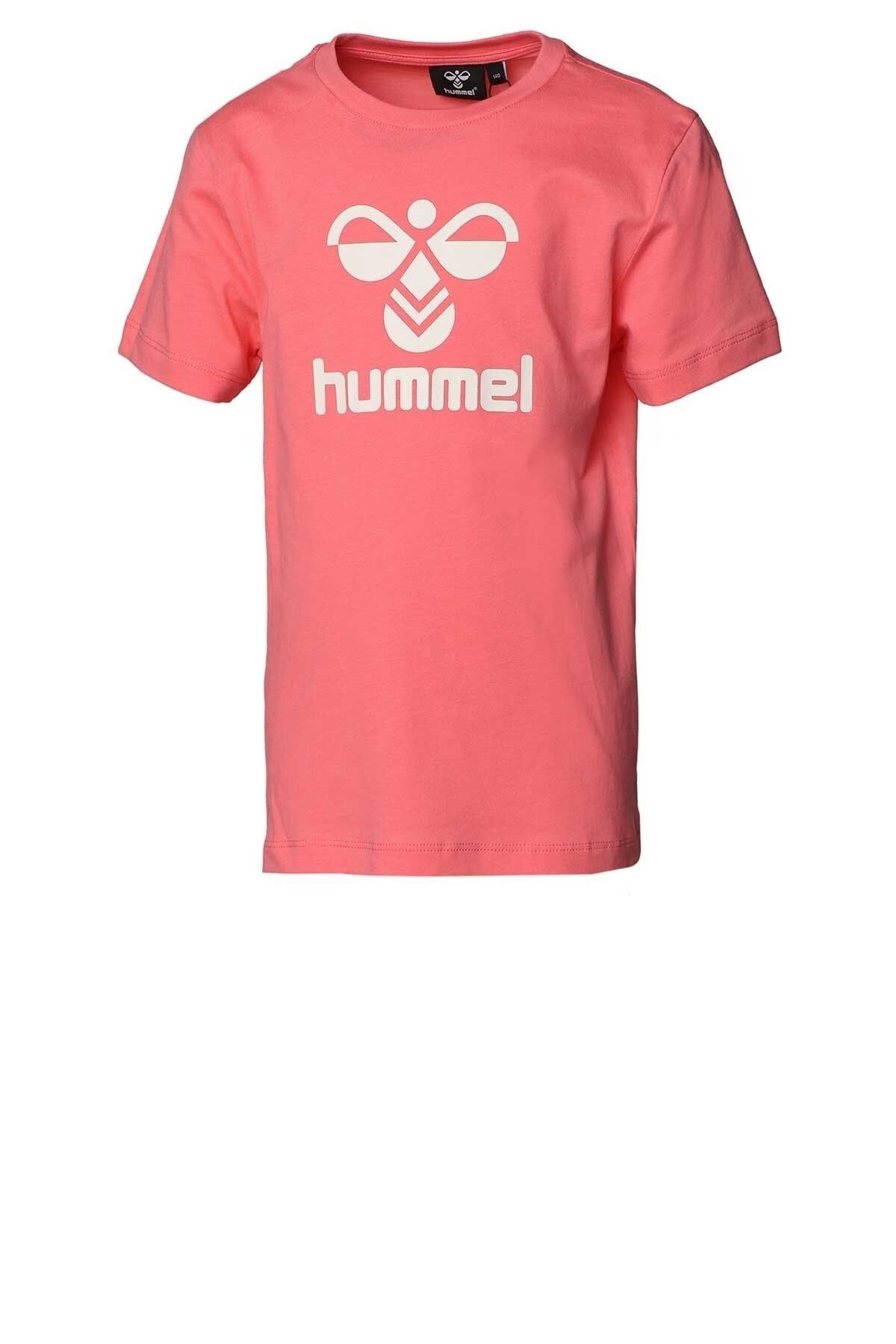 تی شرت صورتی دخترانه و پسرانه بچگانه لورن 911653 2224 اورجینال hummel