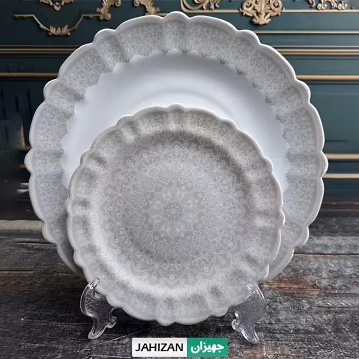 سرویس 25پارچه بست اپال طرح گلبر