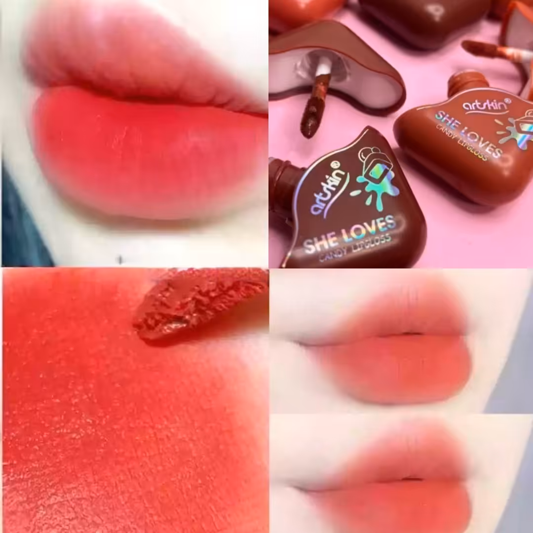  رژ لب مینی مایع 24 ساعته سبک مخملی شکلاتی مات دارای شماره بندی بدون سرب بدون ماسیدگی و بدون چربی پیگمنت بالا 