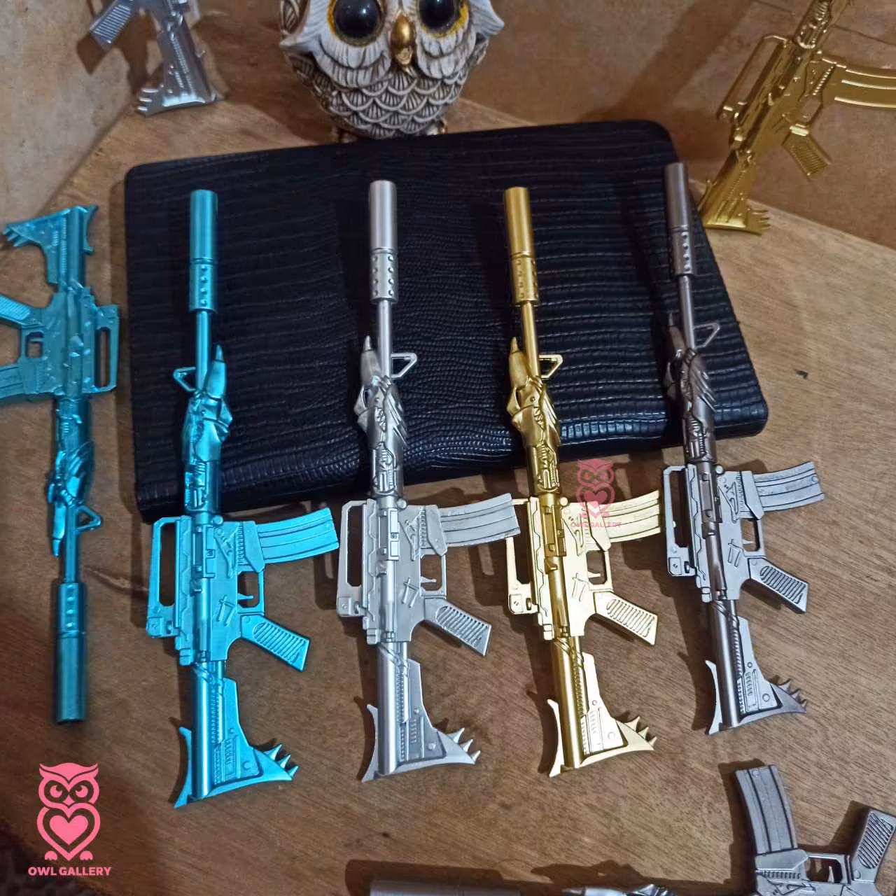 خودکار آبی طرح اسلحه