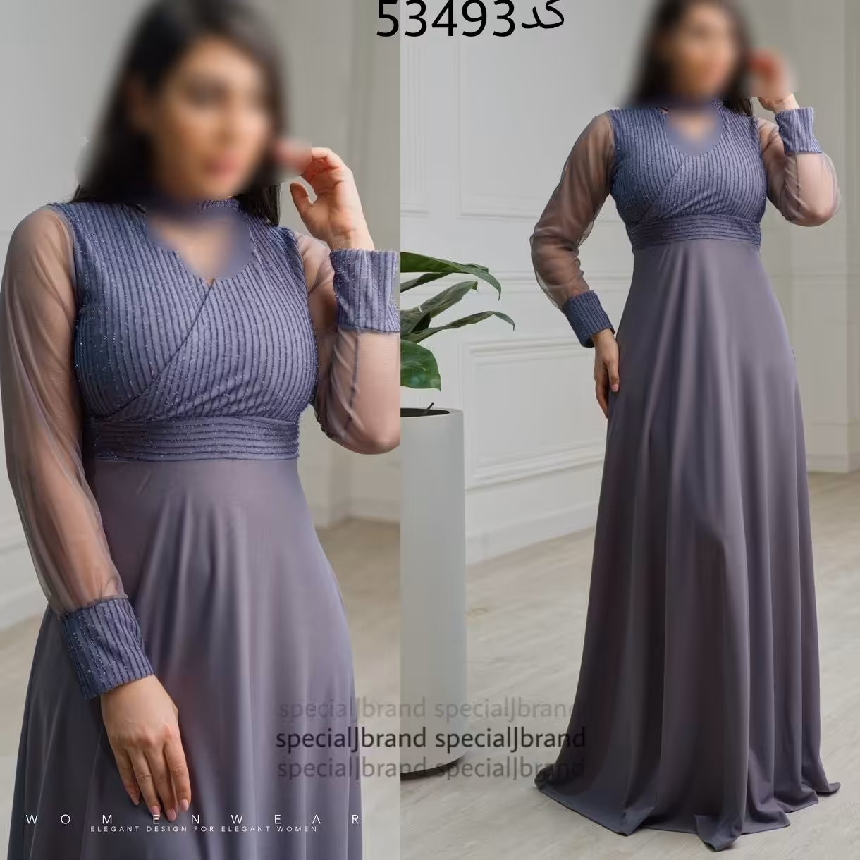 ماکسی مجلسی ماه بانو بسیار جذاب