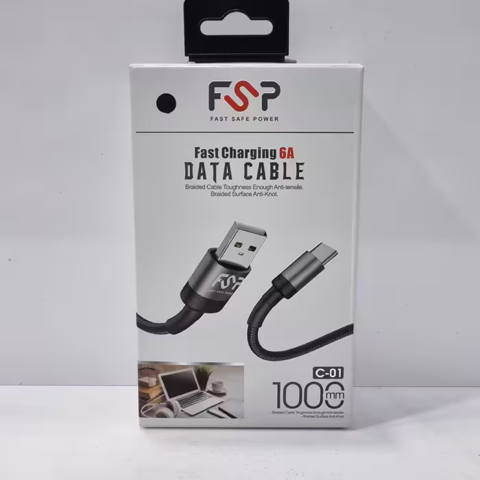 کابل شارژ تایپ c برند FSP مدل C01
