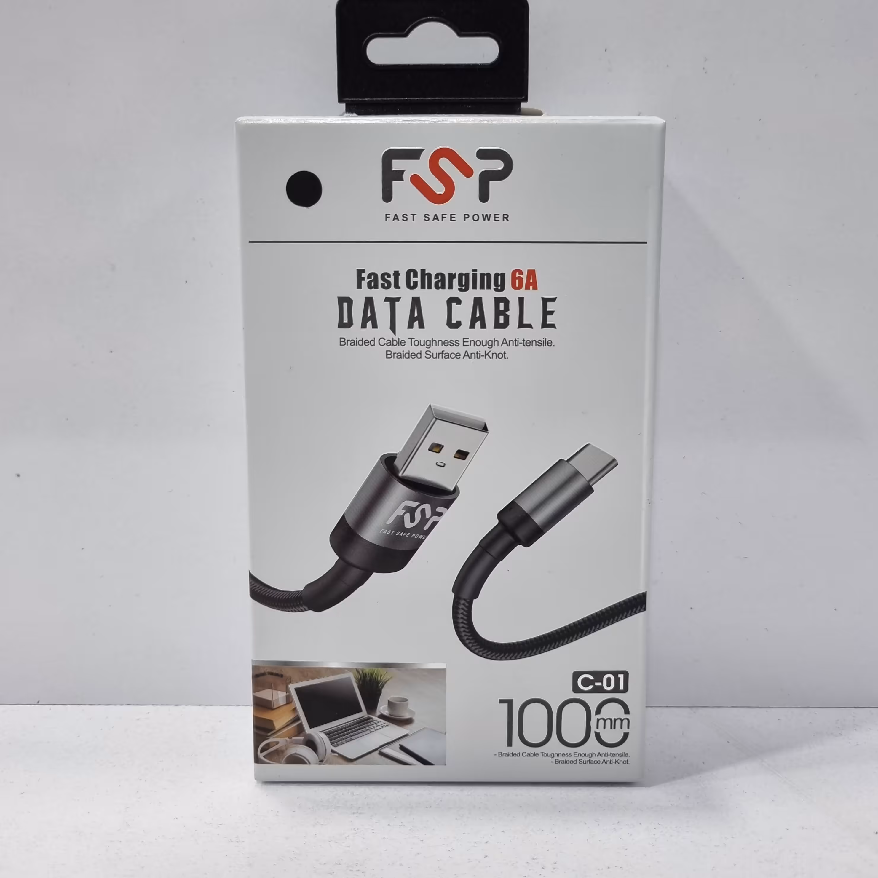 کابل شارژ تایپ c برند FSP مدل C01