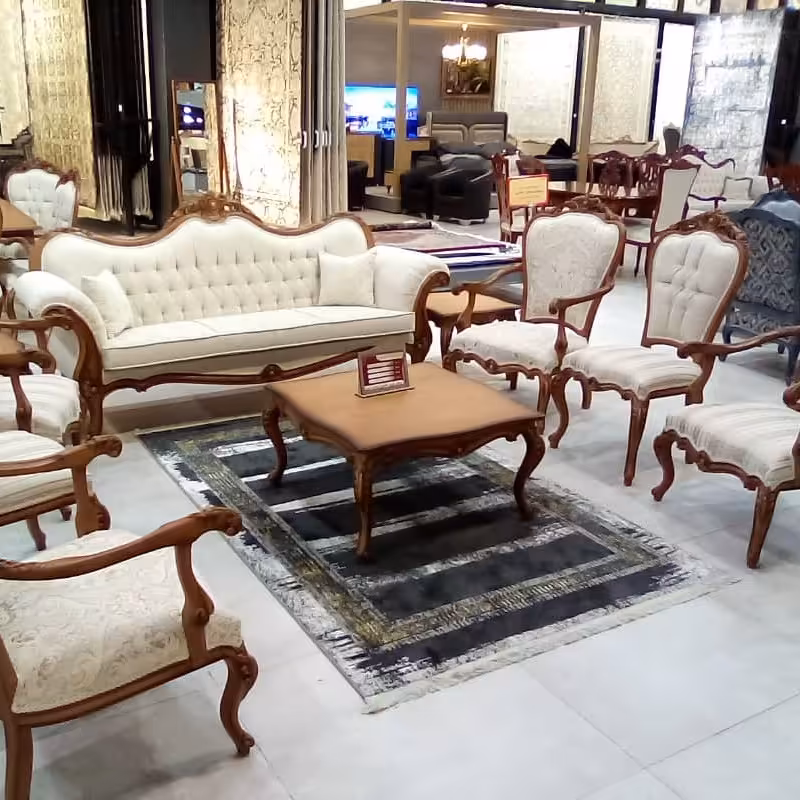 مبلمان 7 نفره کلوپاترا