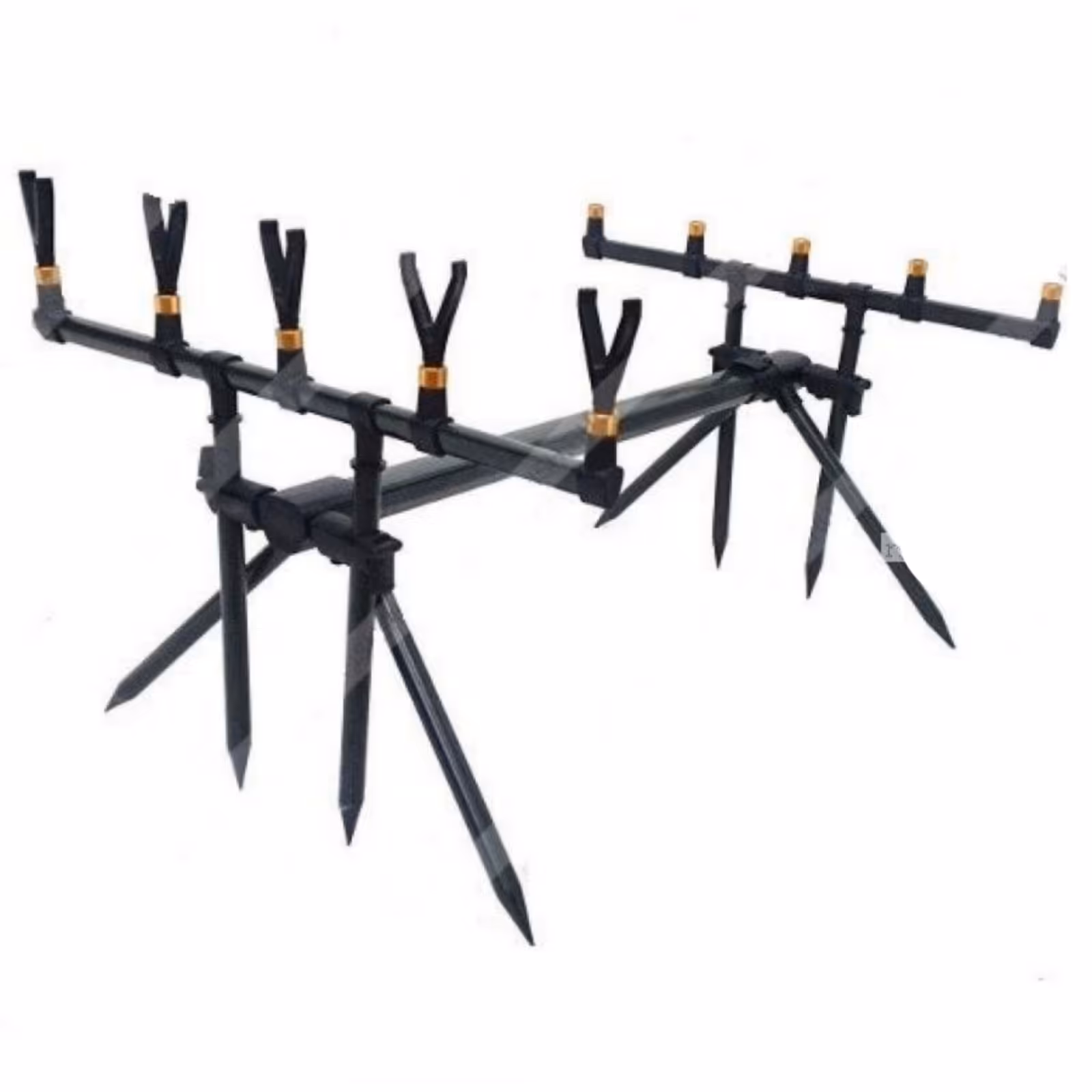 پایه پد پنج تایی آلومینیومی لنسر چوب محصول شرکت KAIDA حرفه ای  کارپیستی ماهیگیری