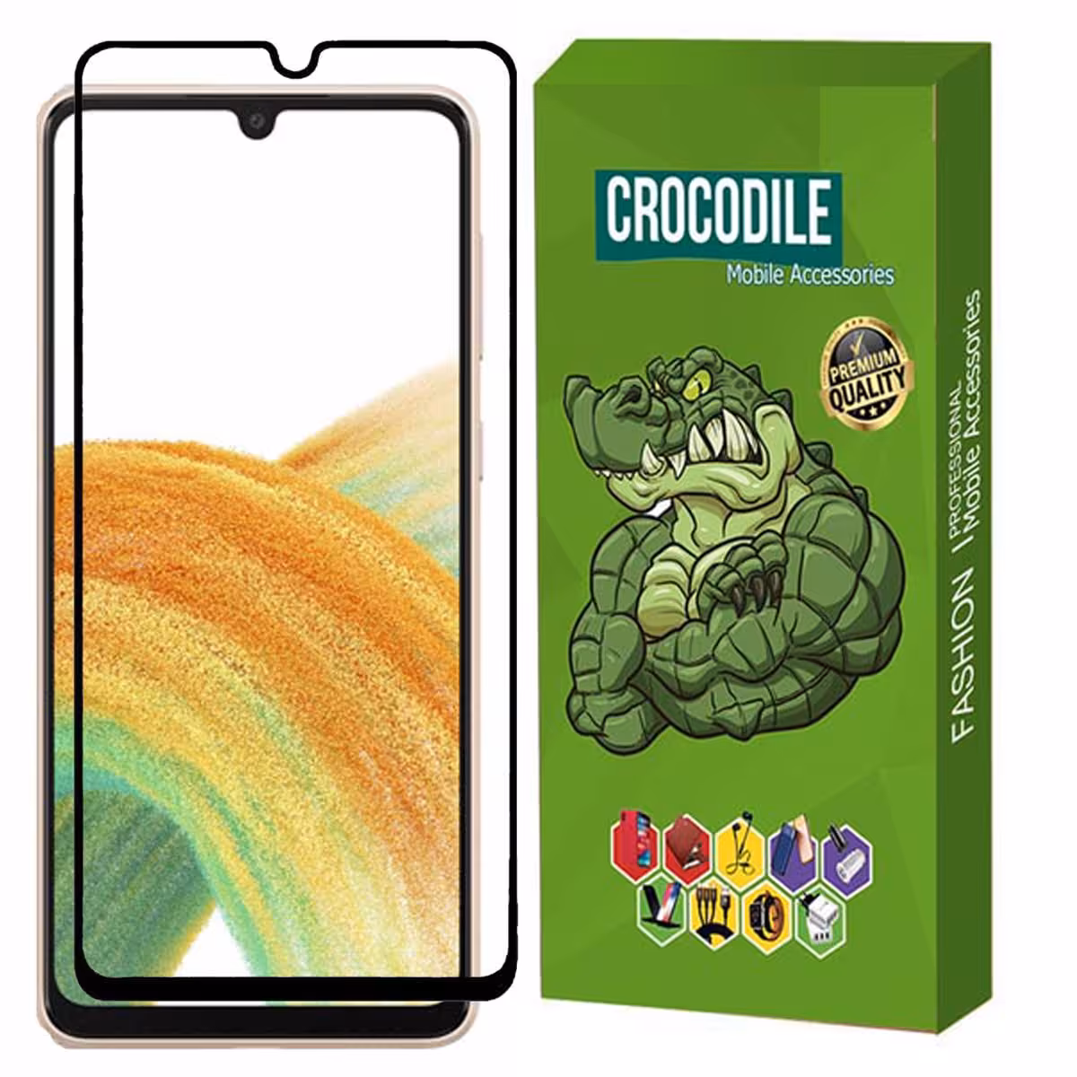 محافظ صفحه نمایش کروکودیل مدل C-FUL مناسب برایSamsung Galaxy A33 5G