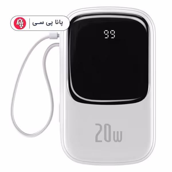 پاوربانک فست شارژ BASEUS PPQD-H02 20W With Lightning Cable 20000mAh
