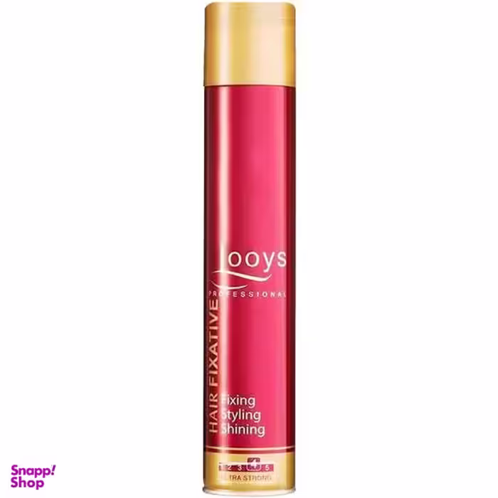 اسپری نگهدارنده حالت مو لویز (Looys) مدل Ultra Strong حجم 500 میلی‌ لیتر